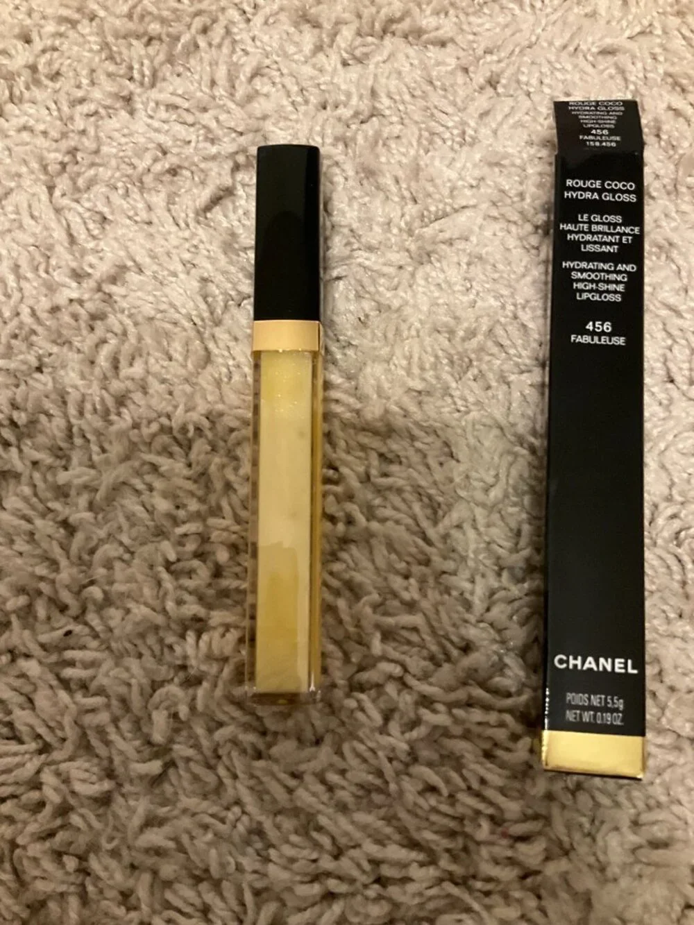 CHANEL ROUGE COCO HYDRA GLOSS Hydrating and Smoothing High-Shine Lipgloss 456 -